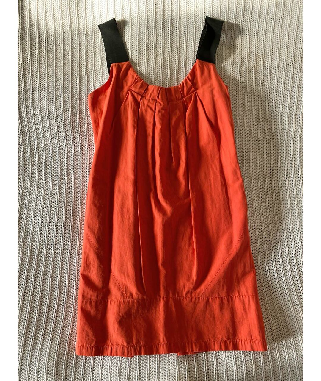 GIANFRANCO FERRE Оранжевое хлопковое повседневное платье, фото 5