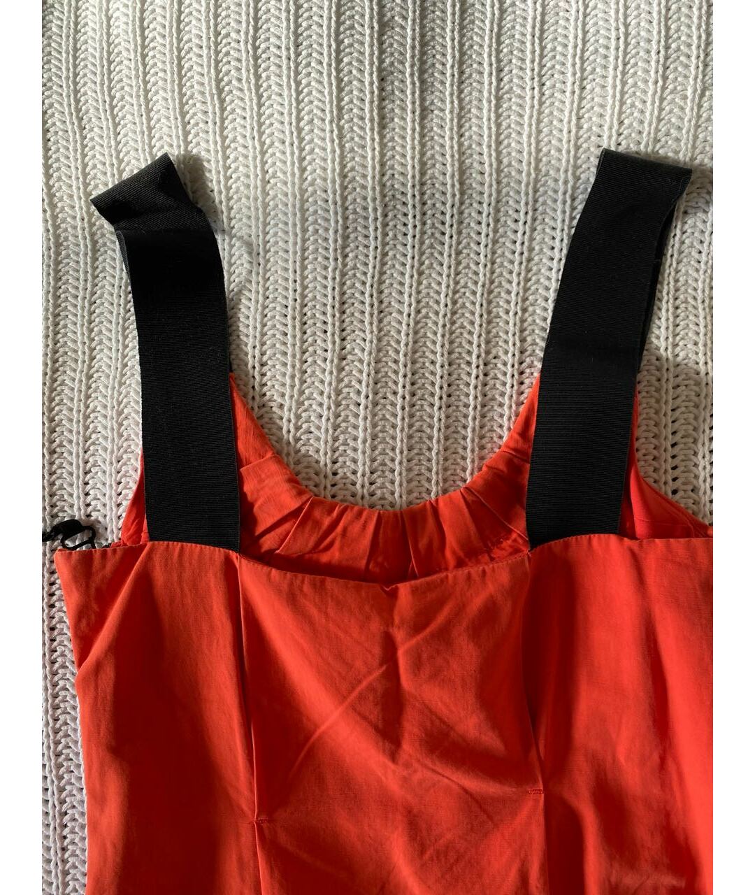 GIANFRANCO FERRE Оранжевое хлопковое повседневное платье, фото 2