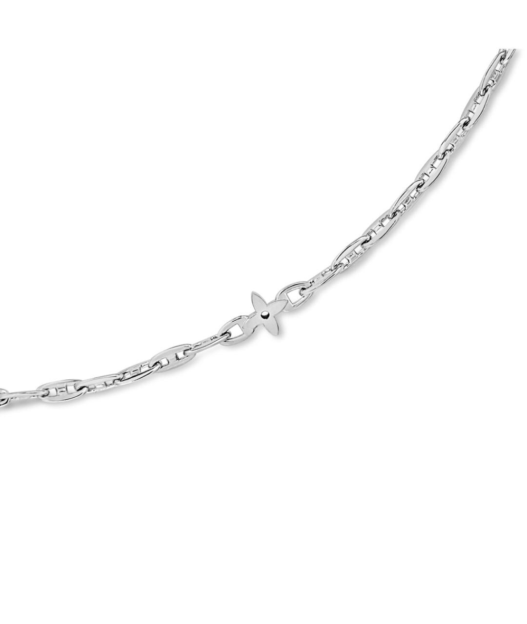 LOUIS VUITTON Серебряное латунное колье, фото 3