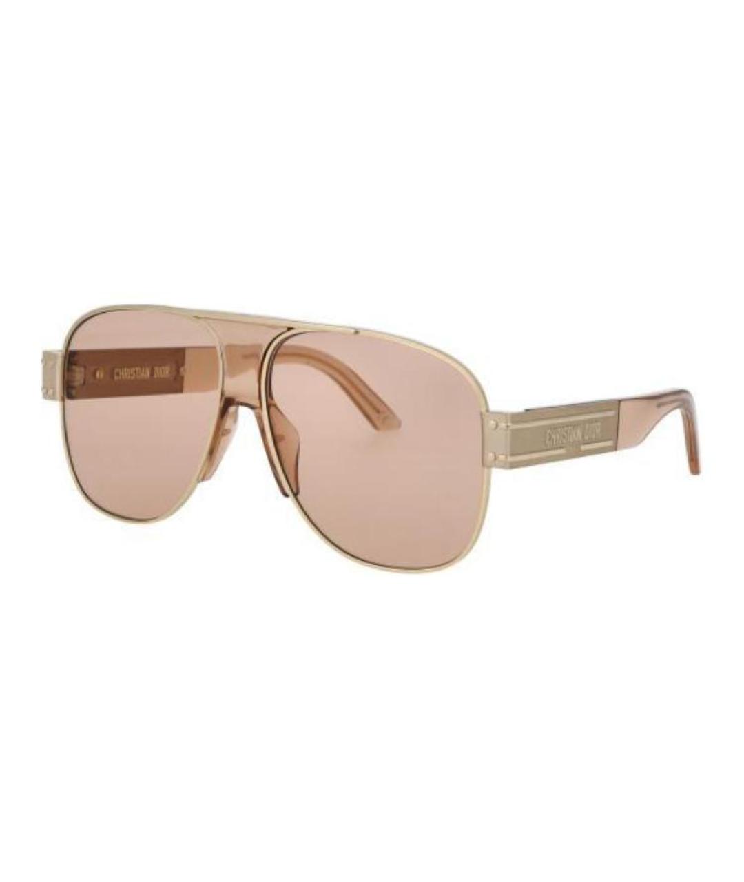 CHRISTIAN DIOR Розовые пластиковые солнцезащитные очки, фото 1