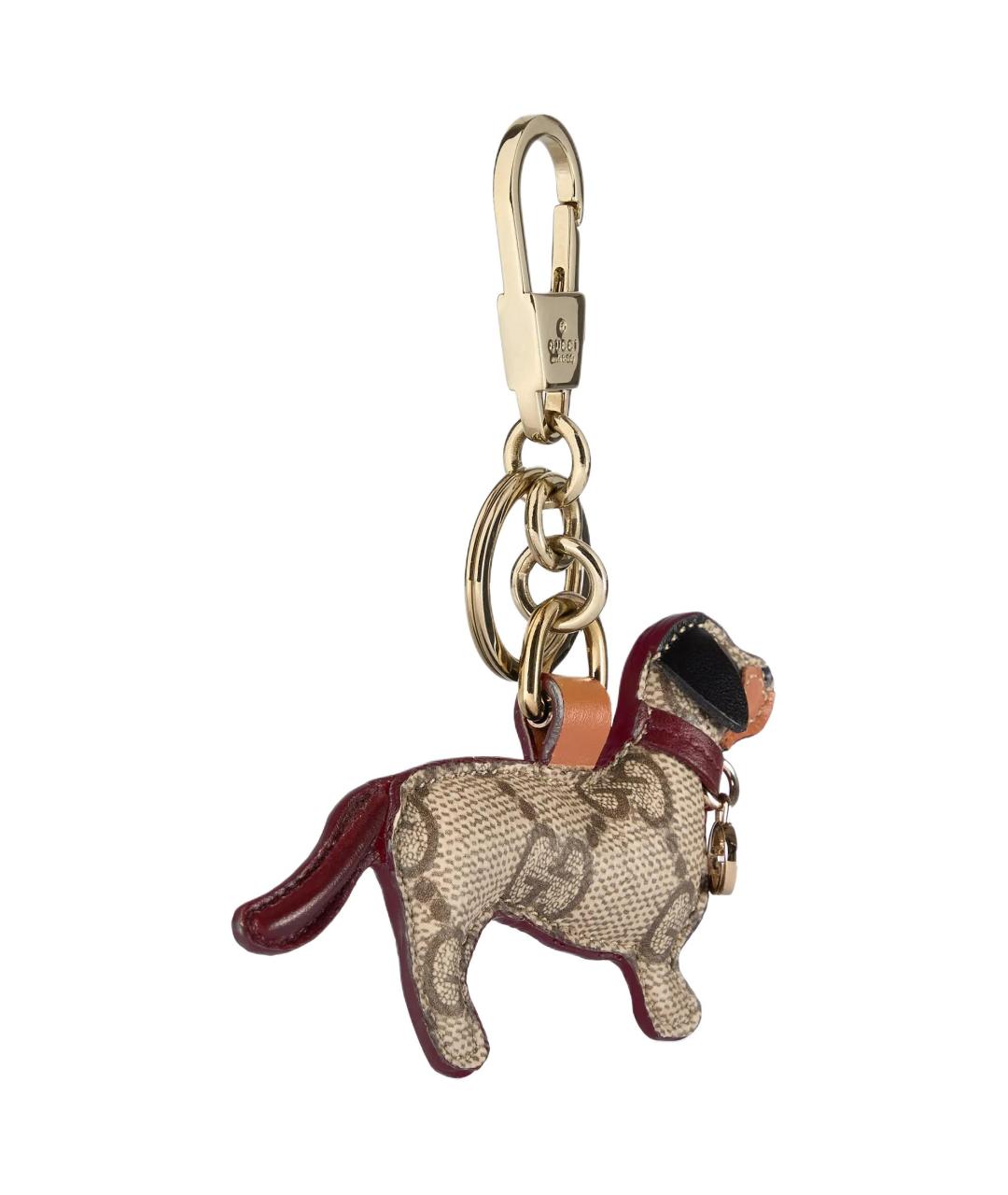 GUCCI Бежевый брелок, фото 2