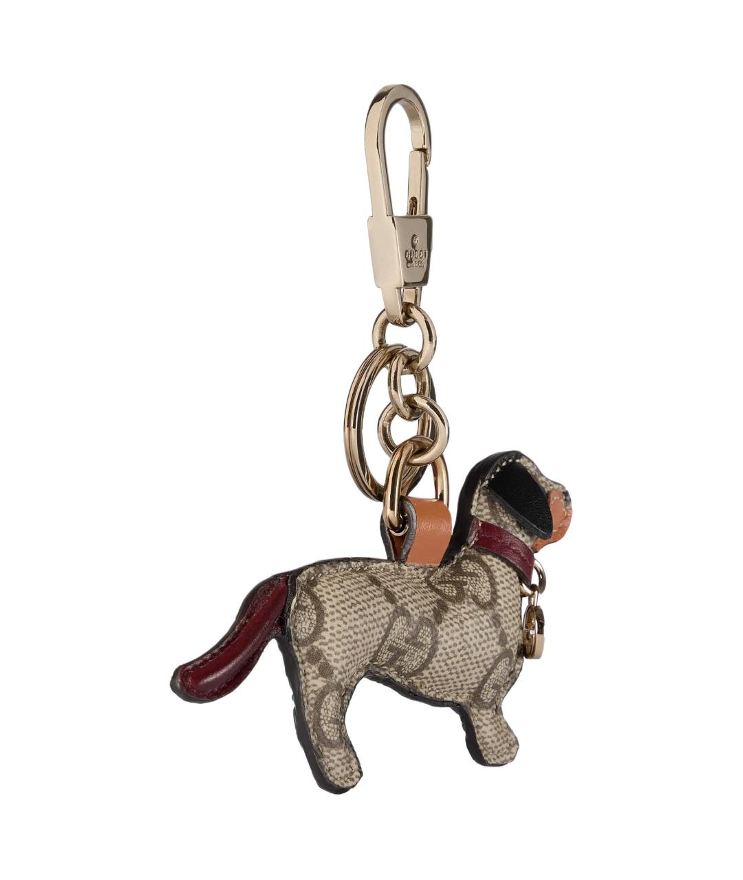GUCCI Бежевый брелок, фото 3