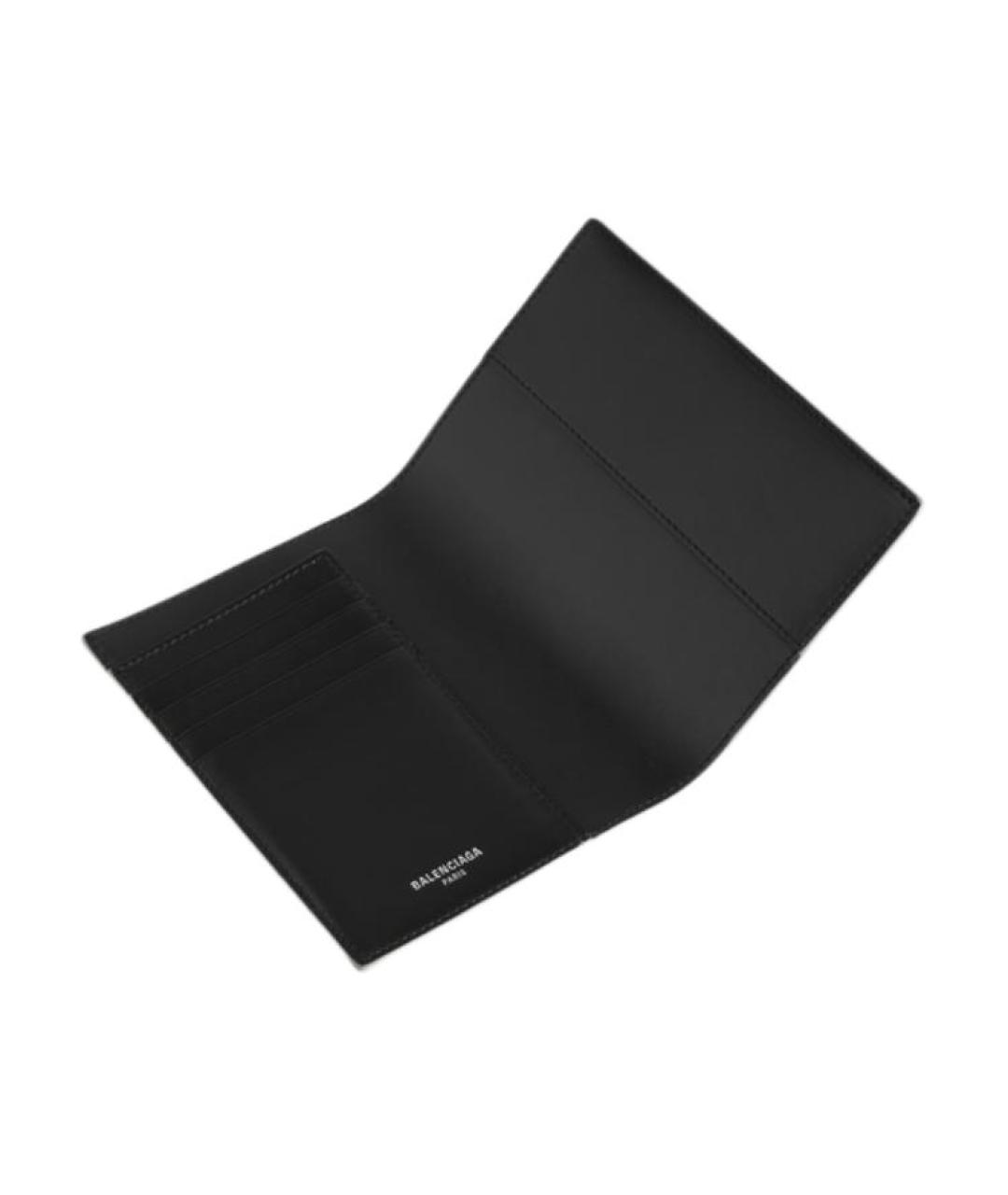 BALENCIAGA Серый кожаный кошелек, фото 3