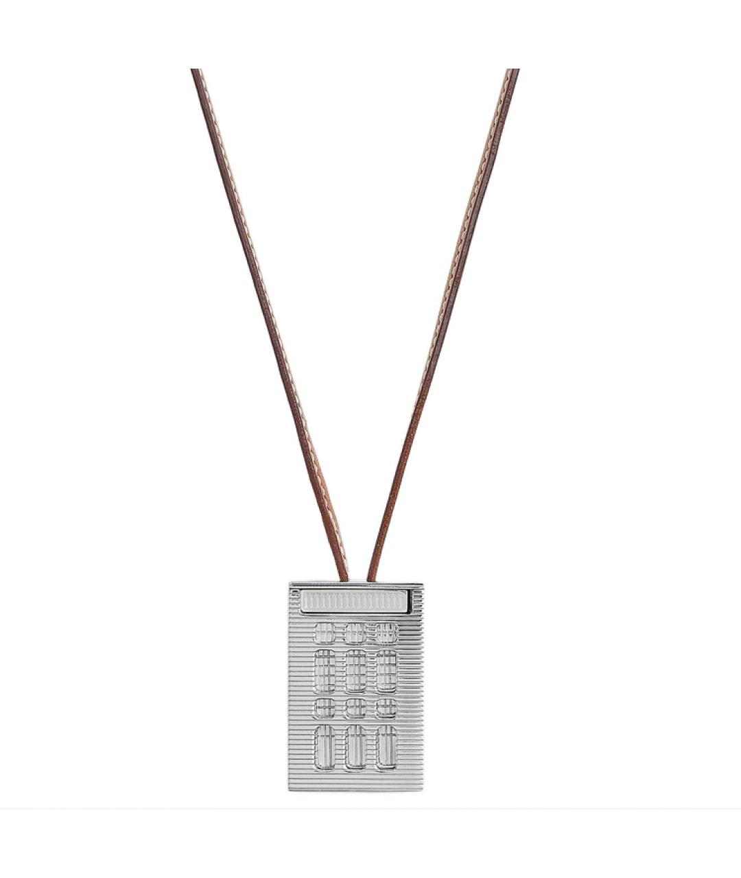 HERMES Серебряная металлическая подвеска, фото 1