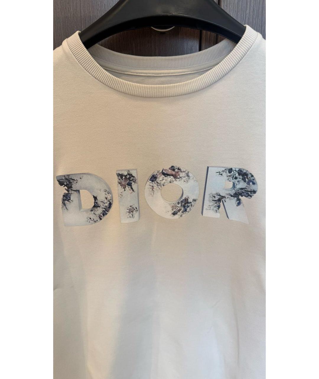 CHRISTIAN DIOR Хлопковая футболка, фото 3