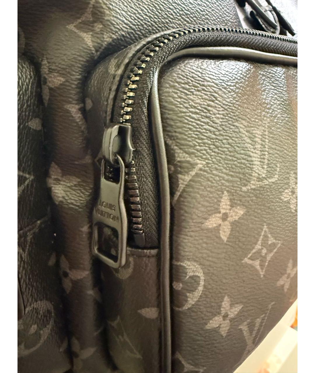 LOUIS VUITTON Черный рюкзак, фото 3