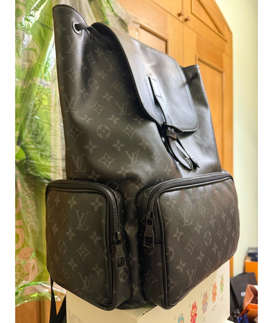 LOUIS VUITTON Черный рюкзак, фото 2