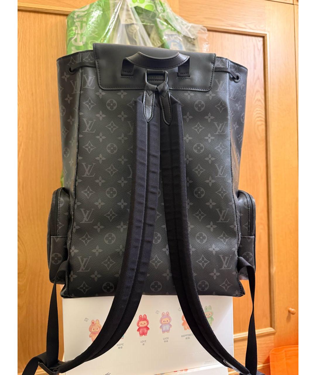 LOUIS VUITTON Черный рюкзак, фото 4