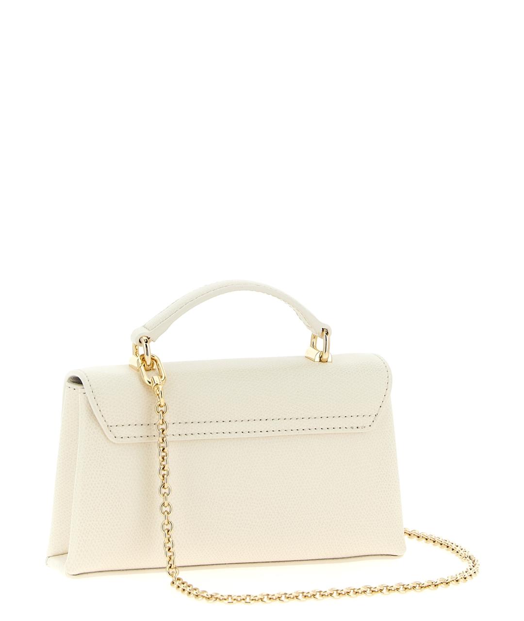 FURLA Бежевая кожаная сумка через плечо, фото 1