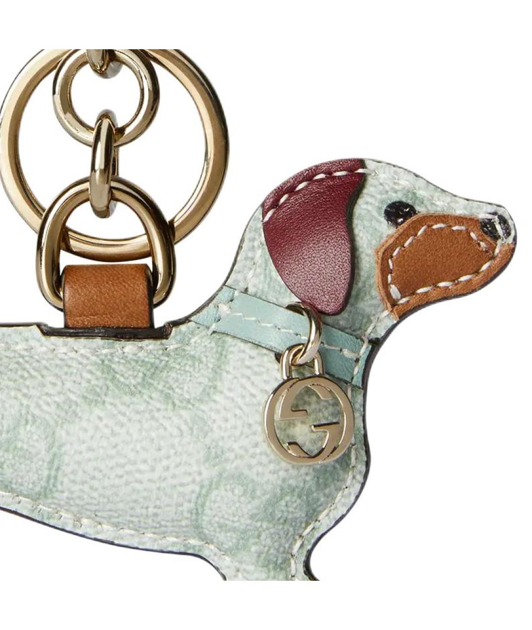 GUCCI Зеленый брелок, фото 5