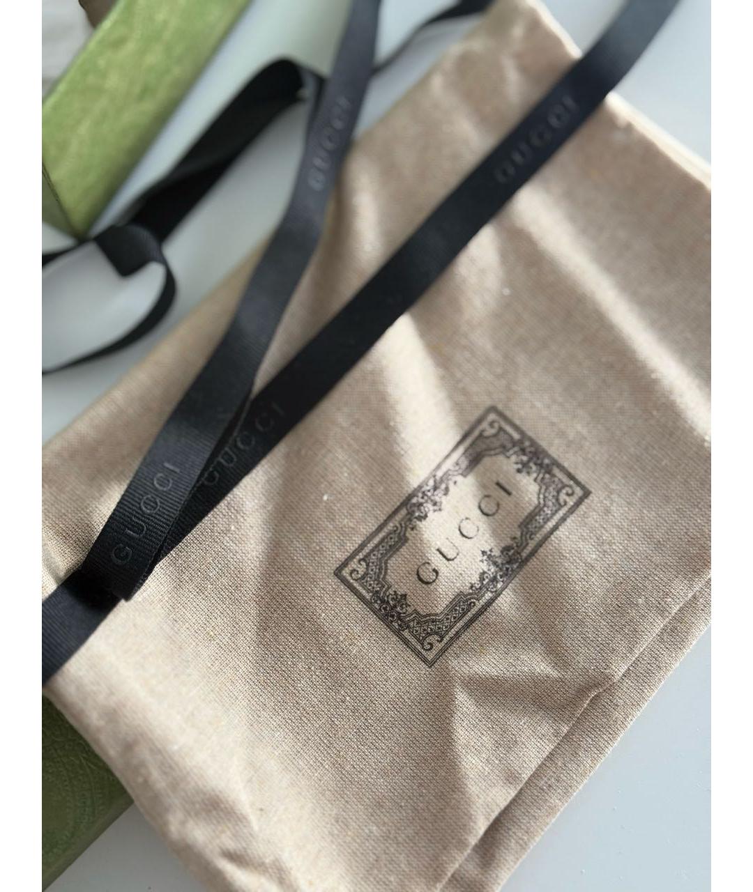 GUCCI Синяя кожаная сумка через плечо, фото 8