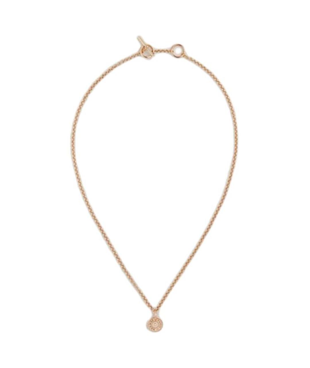 HERMES Золотая цепочка из розового золота, фото 3
