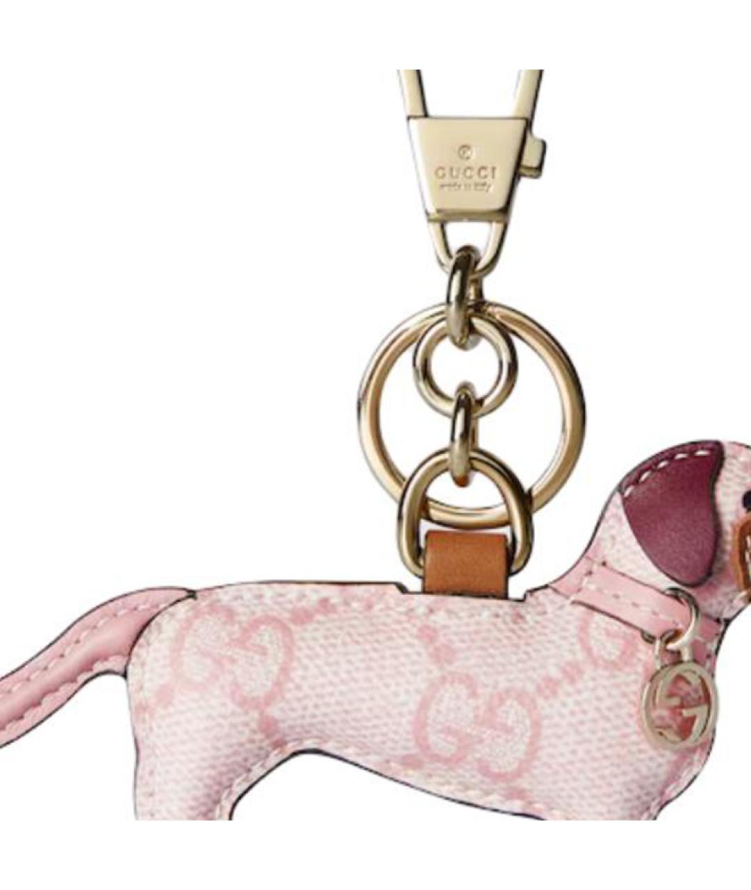 GUCCI Розовый брелок, фото 5