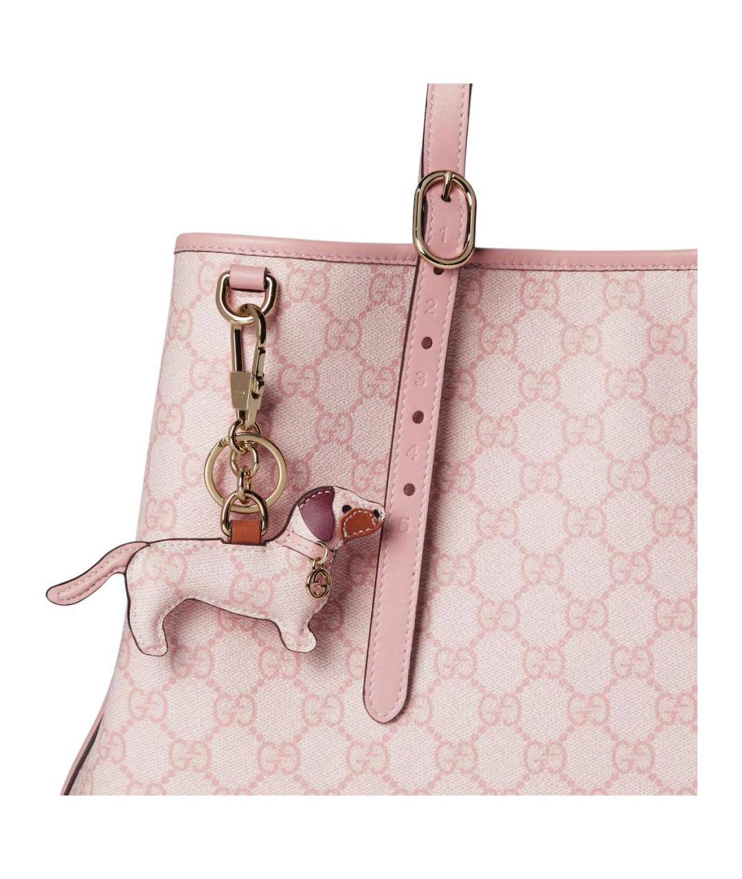 GUCCI Розовый брелок, фото 4