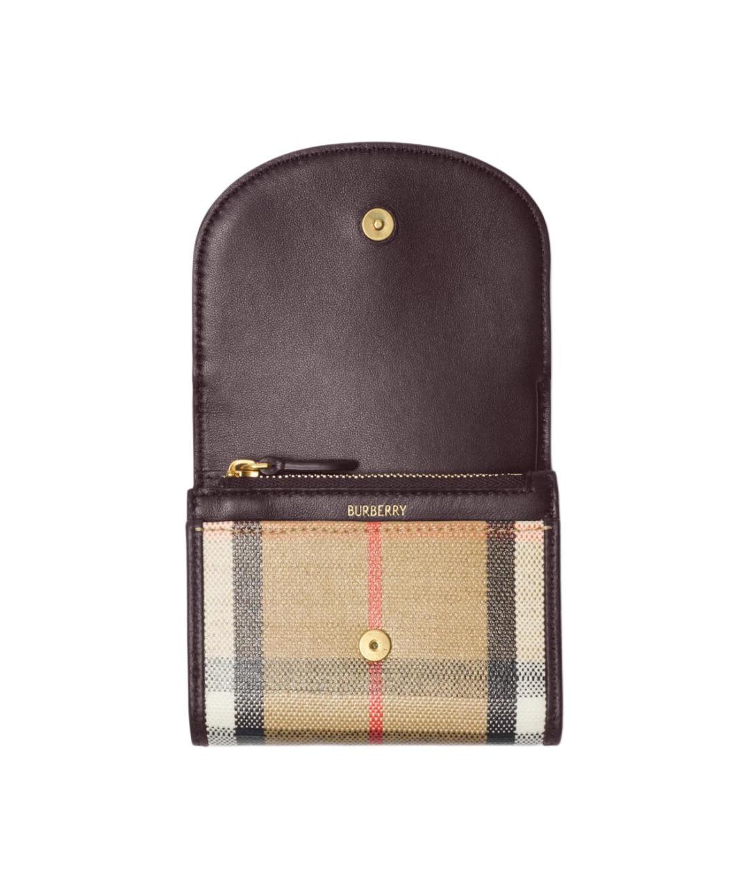 BURBERRY Бежевый кошелек, фото 3