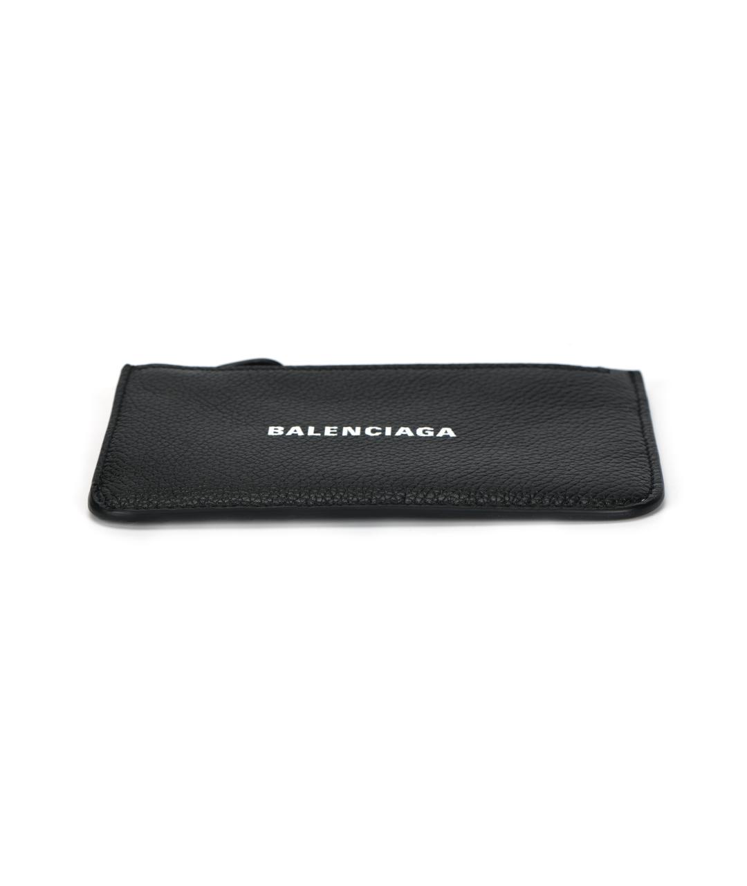 BALENCIAGA Черный кожаный кардхолдер, фото 4