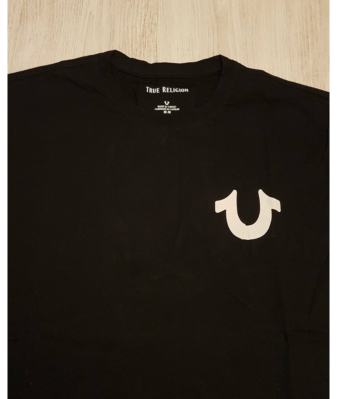 TRUE RELIGION Черная хлопковая футболка, фото 3