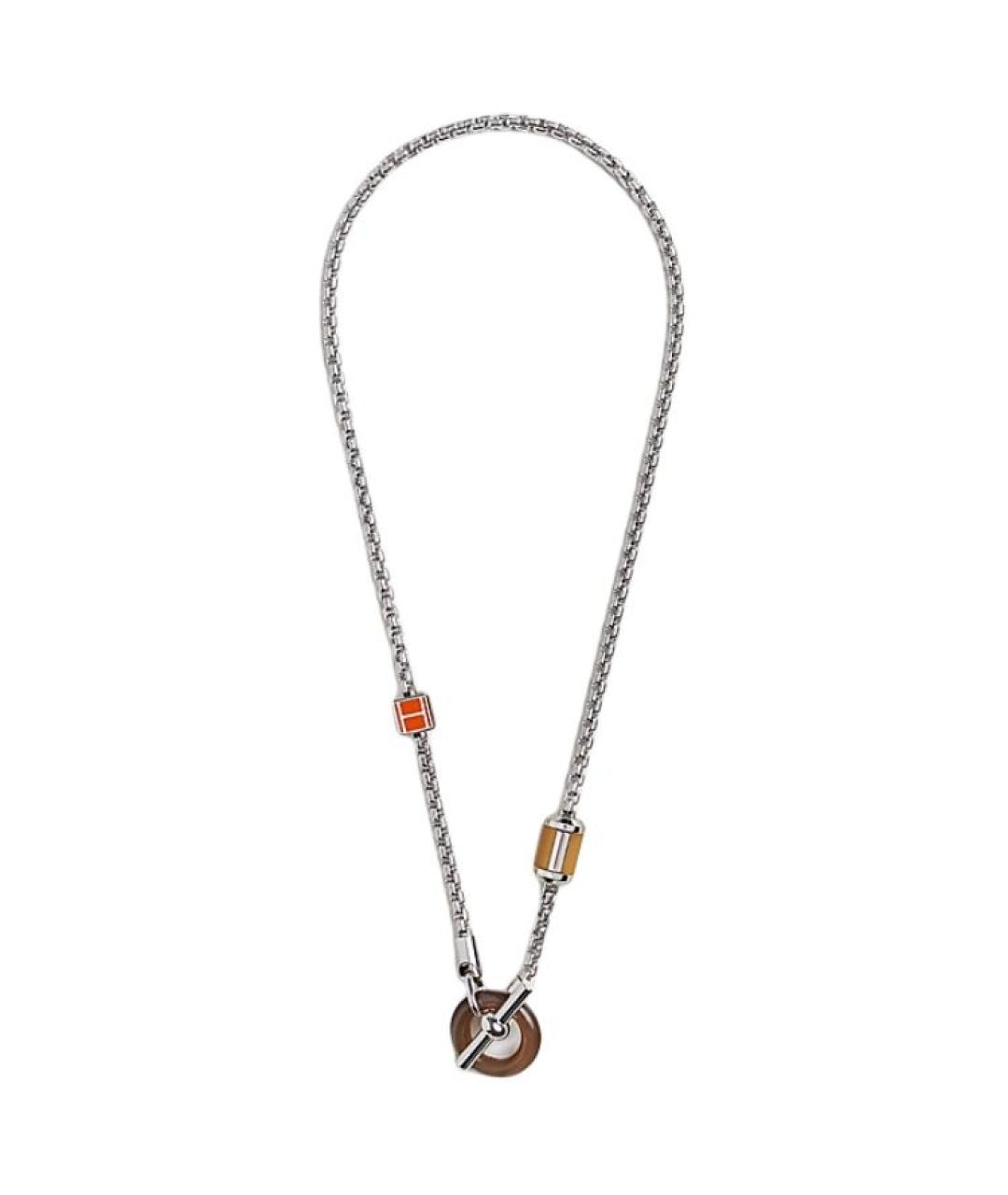 HERMES Серебряная металлическая цепочка/подвеска, фото 2