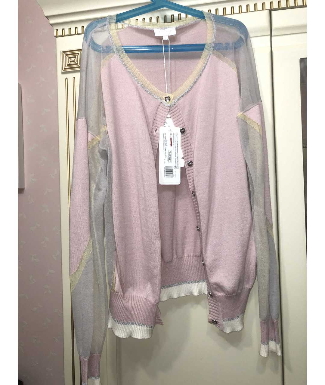 ESCADA Розовый кашемировый джемпер / свитер, фото 8