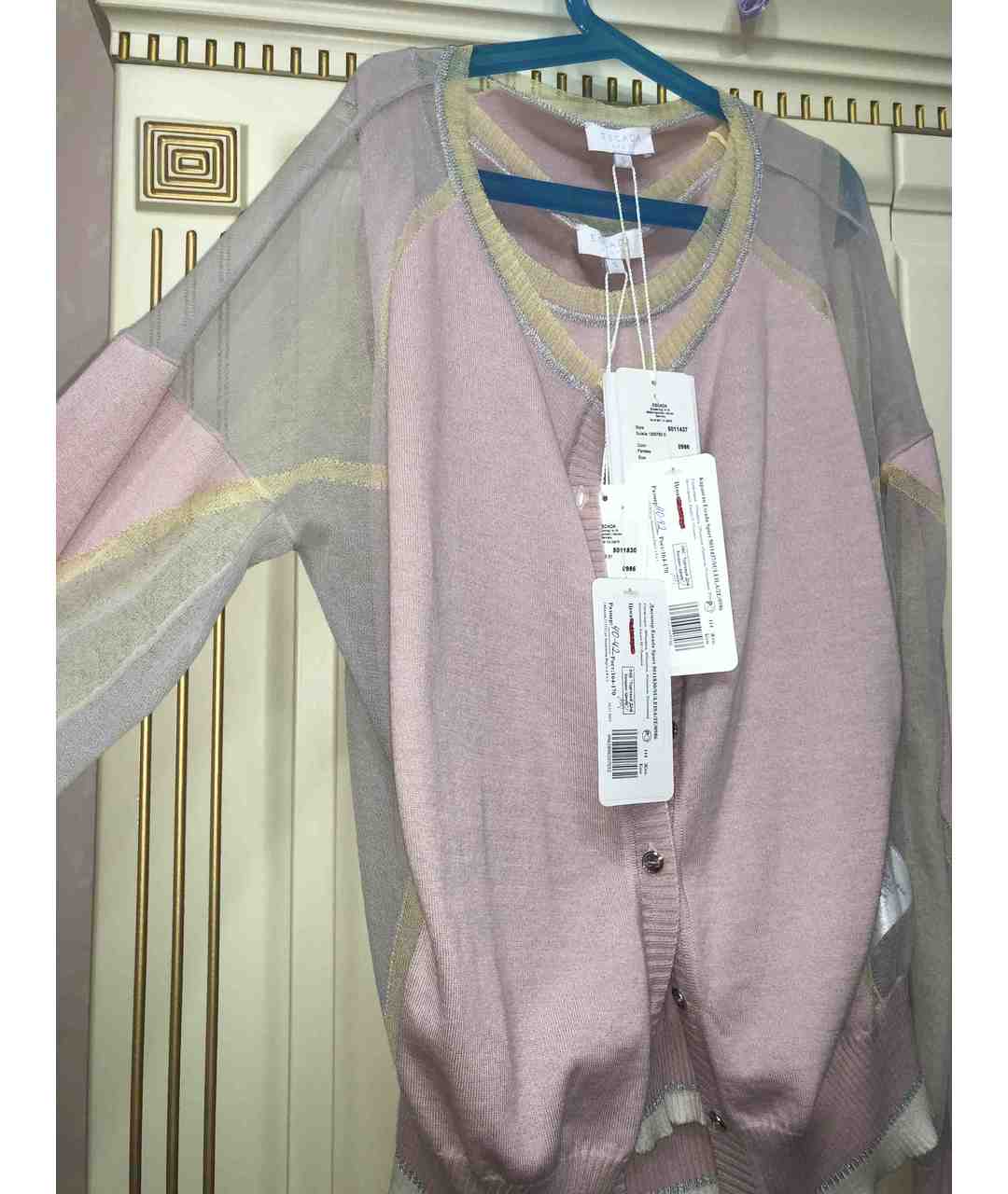 ESCADA Розовый кашемировый джемпер / свитер, фото 2