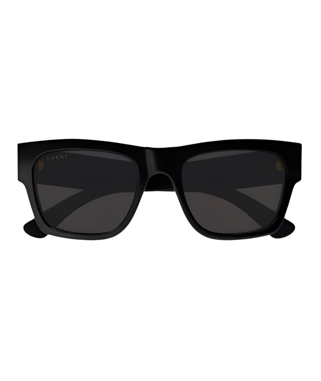 GUCCI Черные пластиковые солнцезащитные очки, фото 2