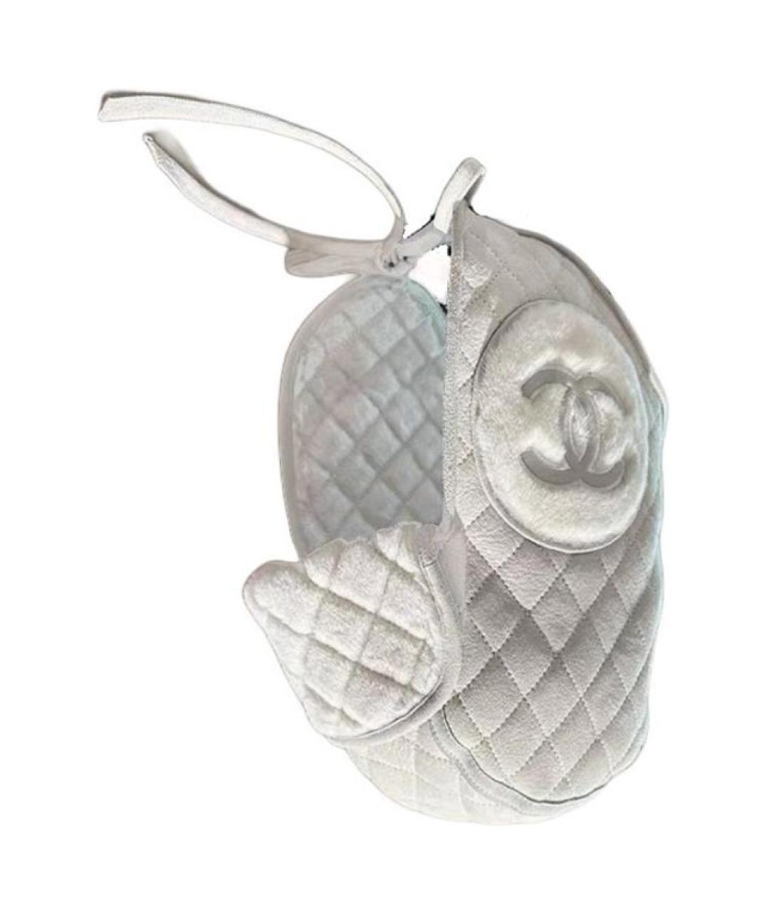CHANEL Белая шапка, фото 3