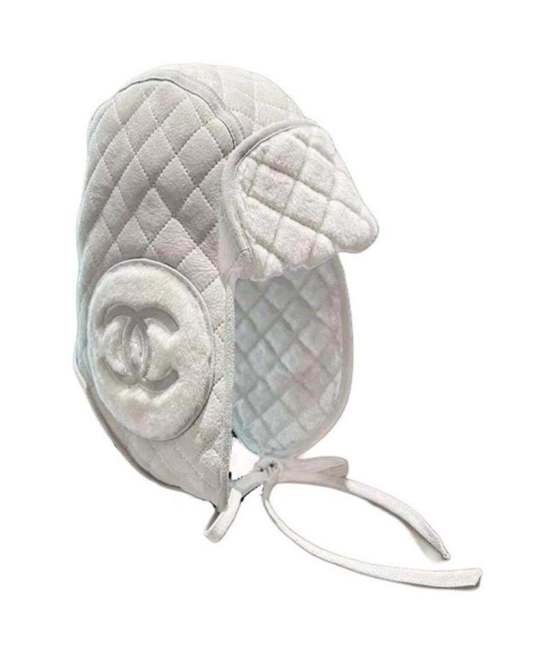 CHANEL Белая шапка, фото 2