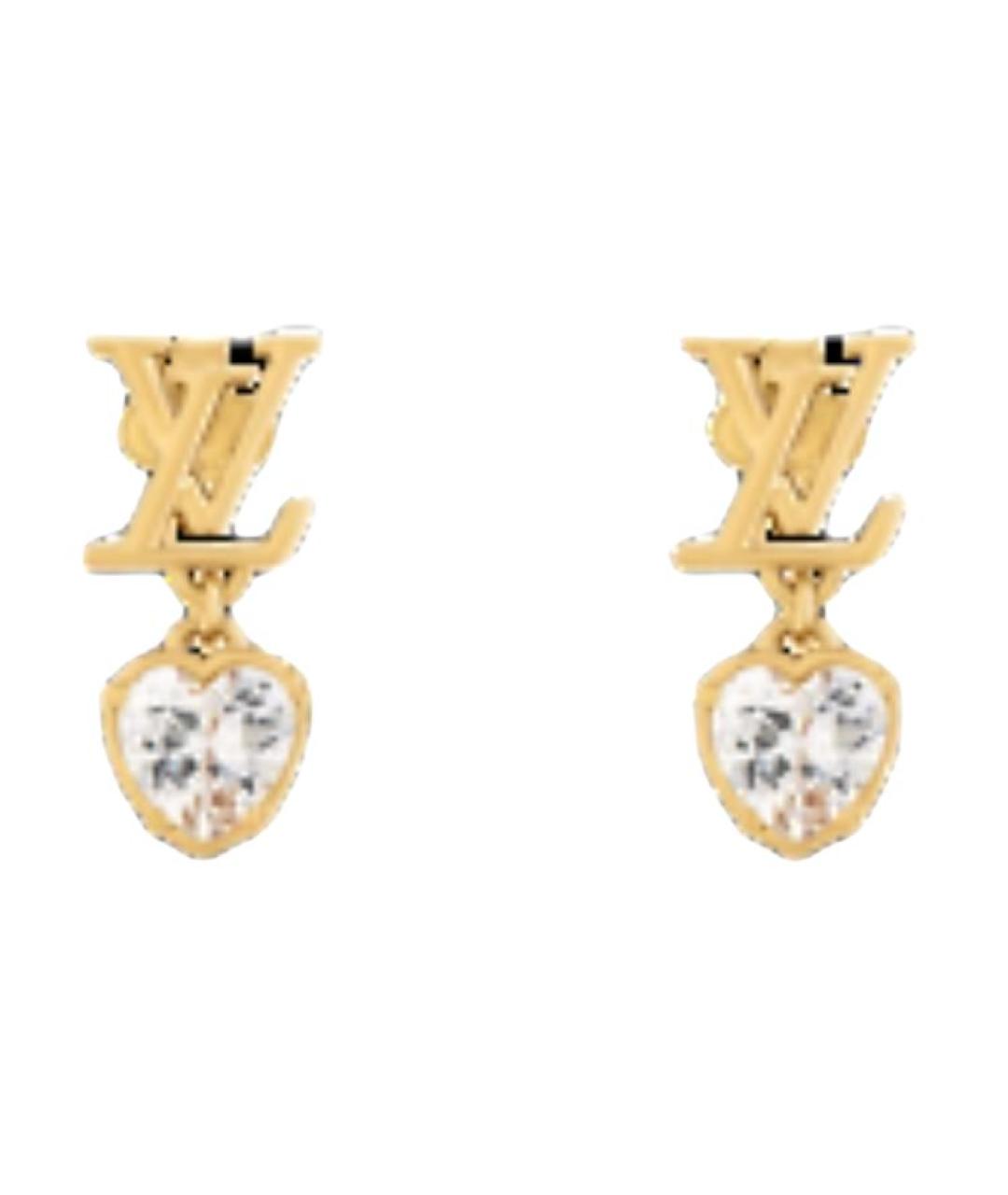 LOUIS VUITTON Золотые серьги, фото 1