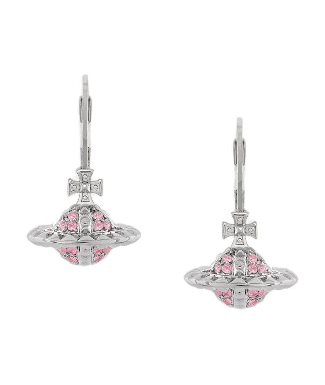 VIVIENNE WESTWOOD Серебряные металлические серьги, фото 1