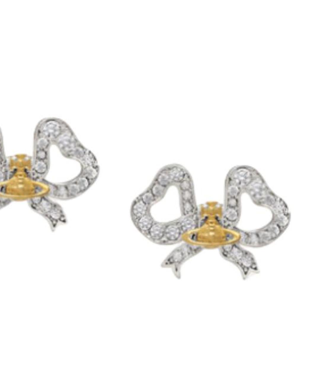 VIVIENNE WESTWOOD Серебряные латунные серьги, фото 3