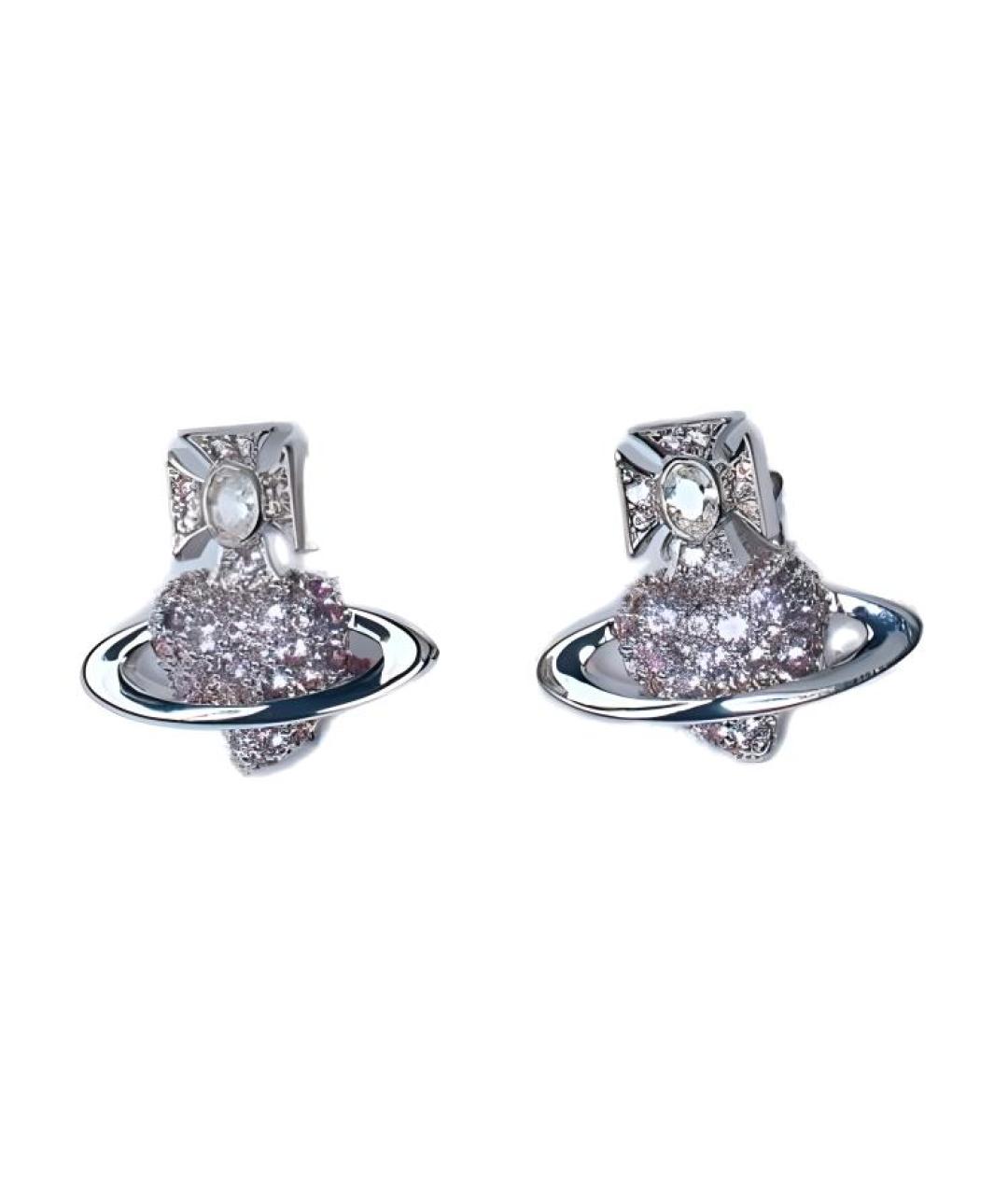 VIVIENNE WESTWOOD Серебряные латунные серьги, фото 1