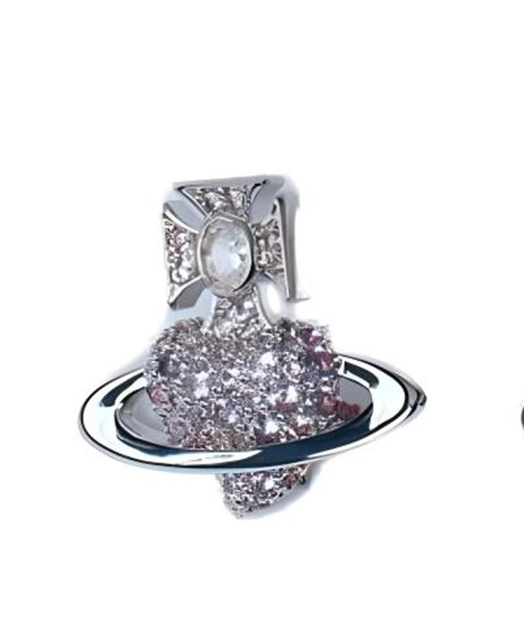 VIVIENNE WESTWOOD Серебряные латунные серьги, фото 2