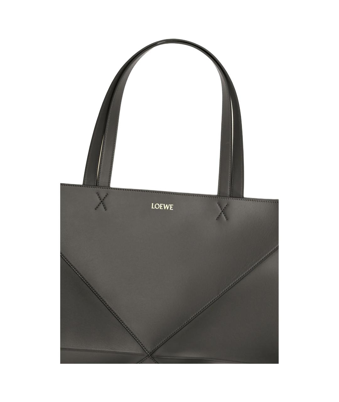LOEWE Серая кожаная сумка через плечо, фото 8