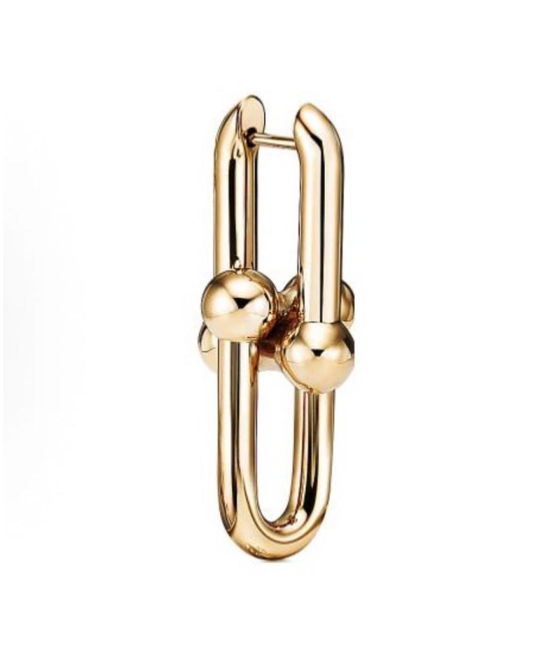 TIFFANY&CO Золотые серьги из желтого золота, фото 2