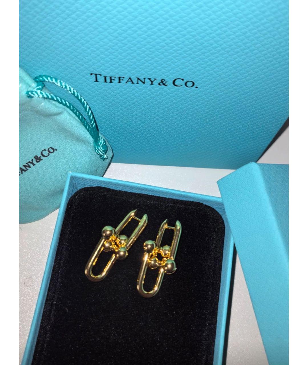 TIFFANY&CO Золотые серьги из желтого золота, фото 5