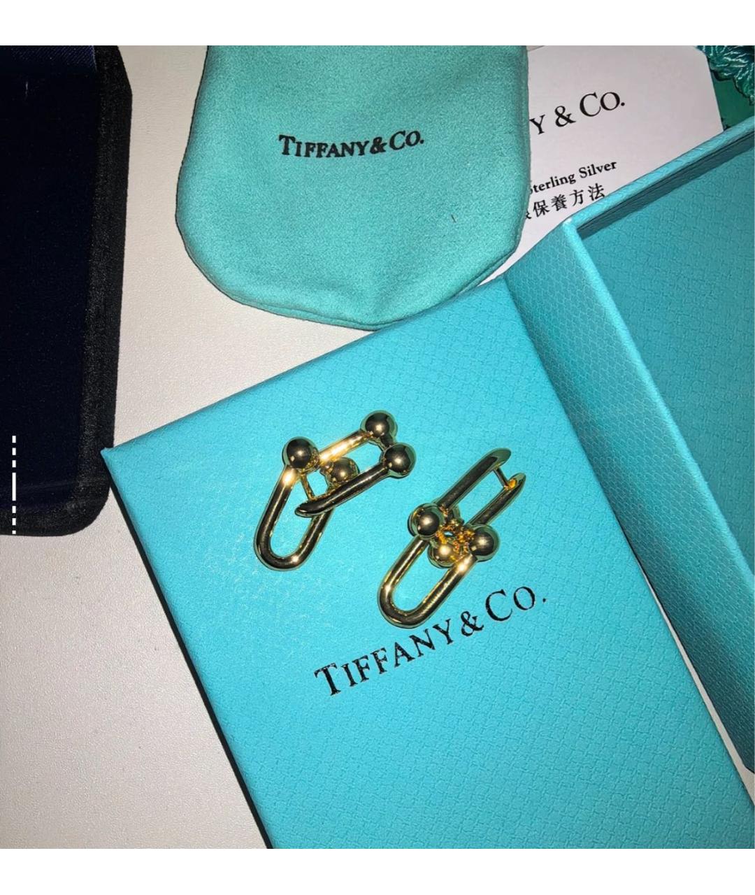 TIFFANY&CO Золотые серьги из желтого золота, фото 4