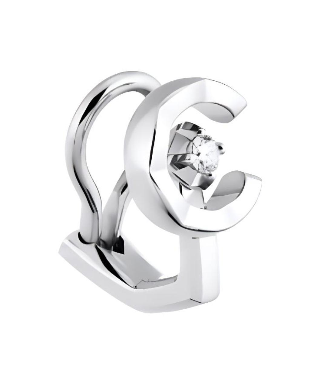 CHANEL Серебряные серьги из белого золота, фото 2