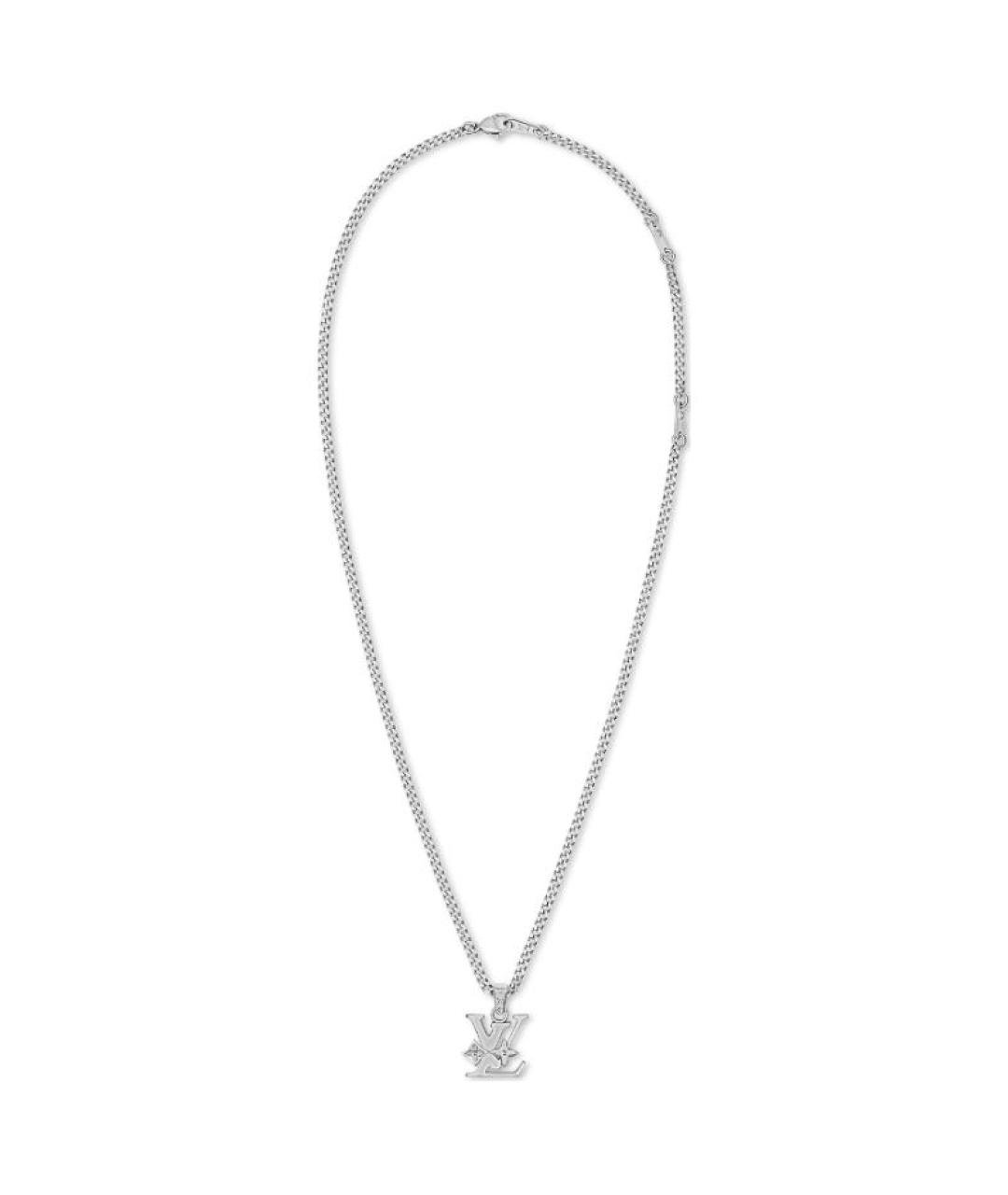 LOUIS VUITTON Серебряная металлическая цепочка/подвеска, фото 1