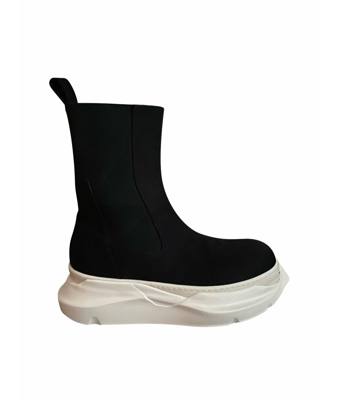 RICK OWENS DRKSHDW Черные высокие кроссовки / кеды, фото 1