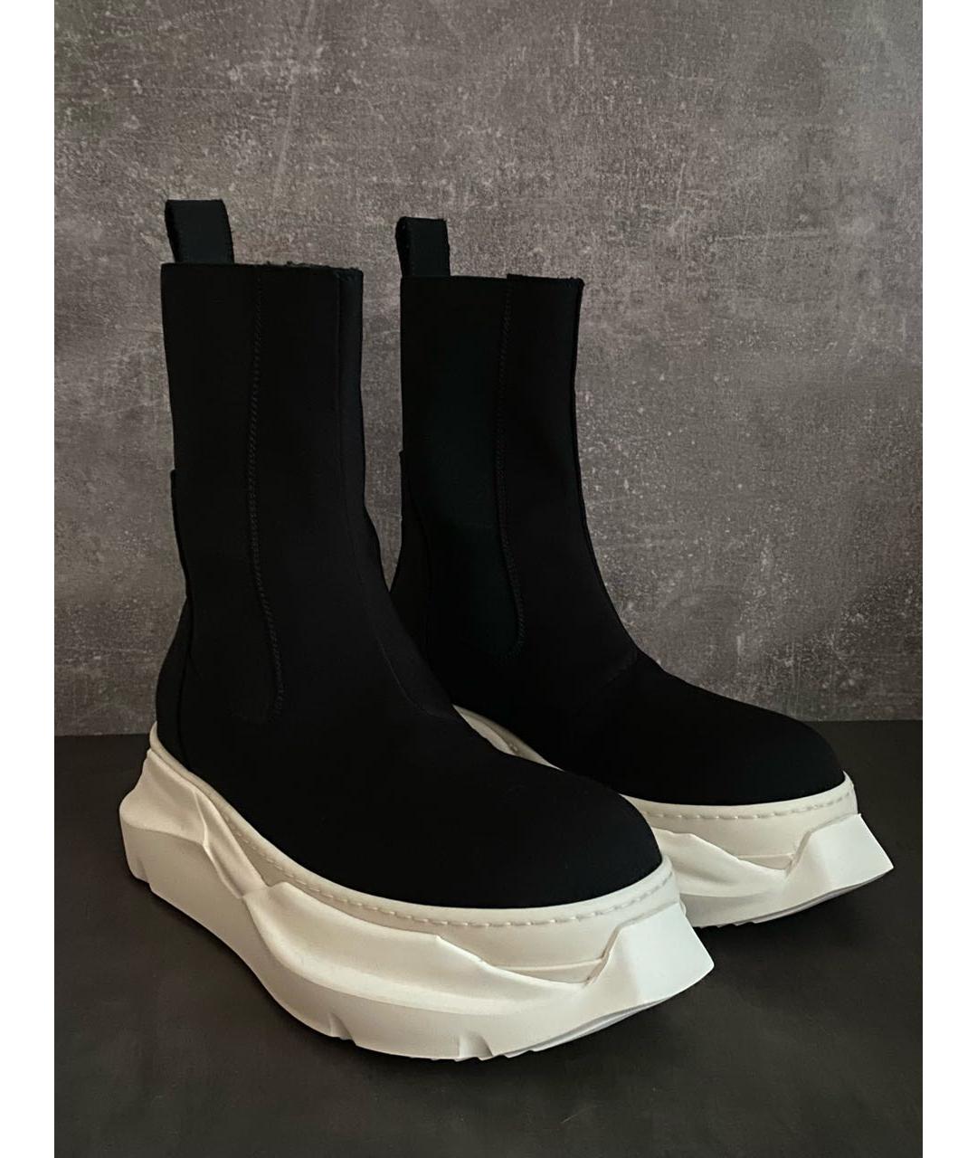 RICK OWENS DRKSHDW Черные высокие кроссовки / кеды, фото 2