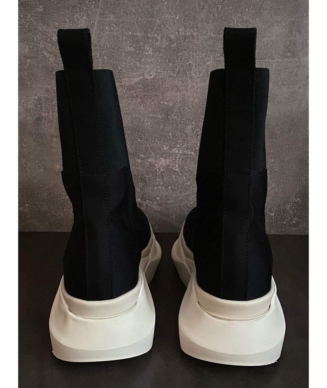 RICK OWENS DRKSHDW Черные высокие кроссовки / кеды, фото 4