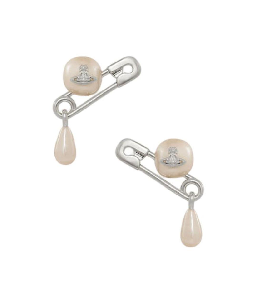 VIVIENNE WESTWOOD Серебряные латунные серьги, фото 1