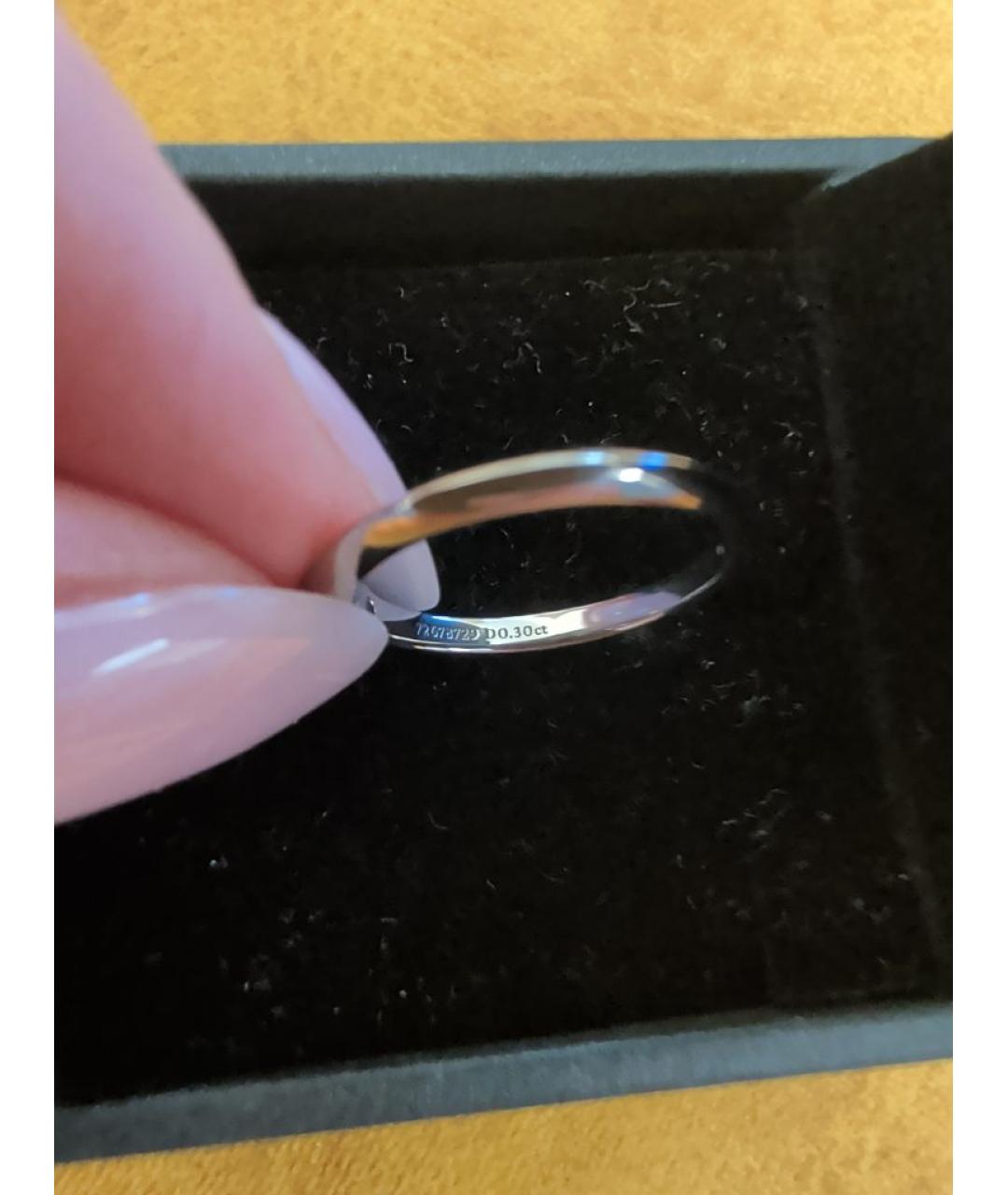 TIFFANY&CO Серебряное платиновое кольцо, фото 7