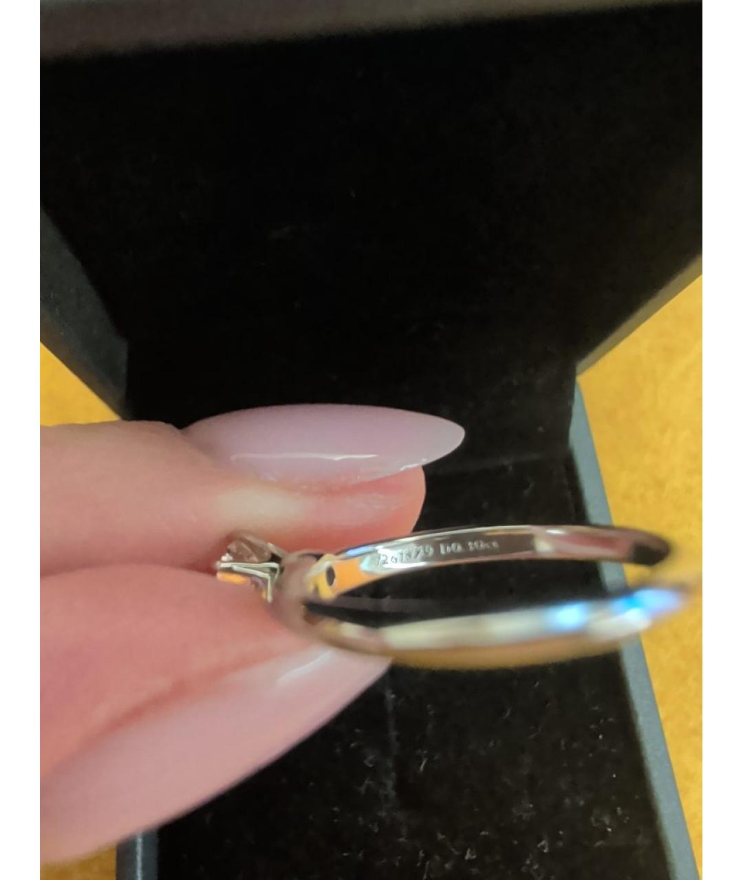 TIFFANY&CO Серебряное платиновое кольцо, фото 4