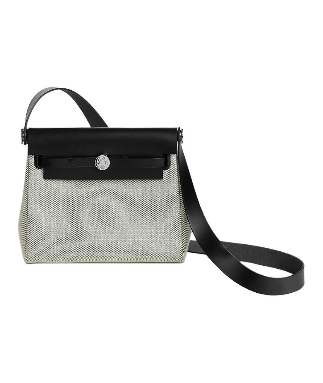 HERMES Серая хлопковая сумка через плечо, фото 1