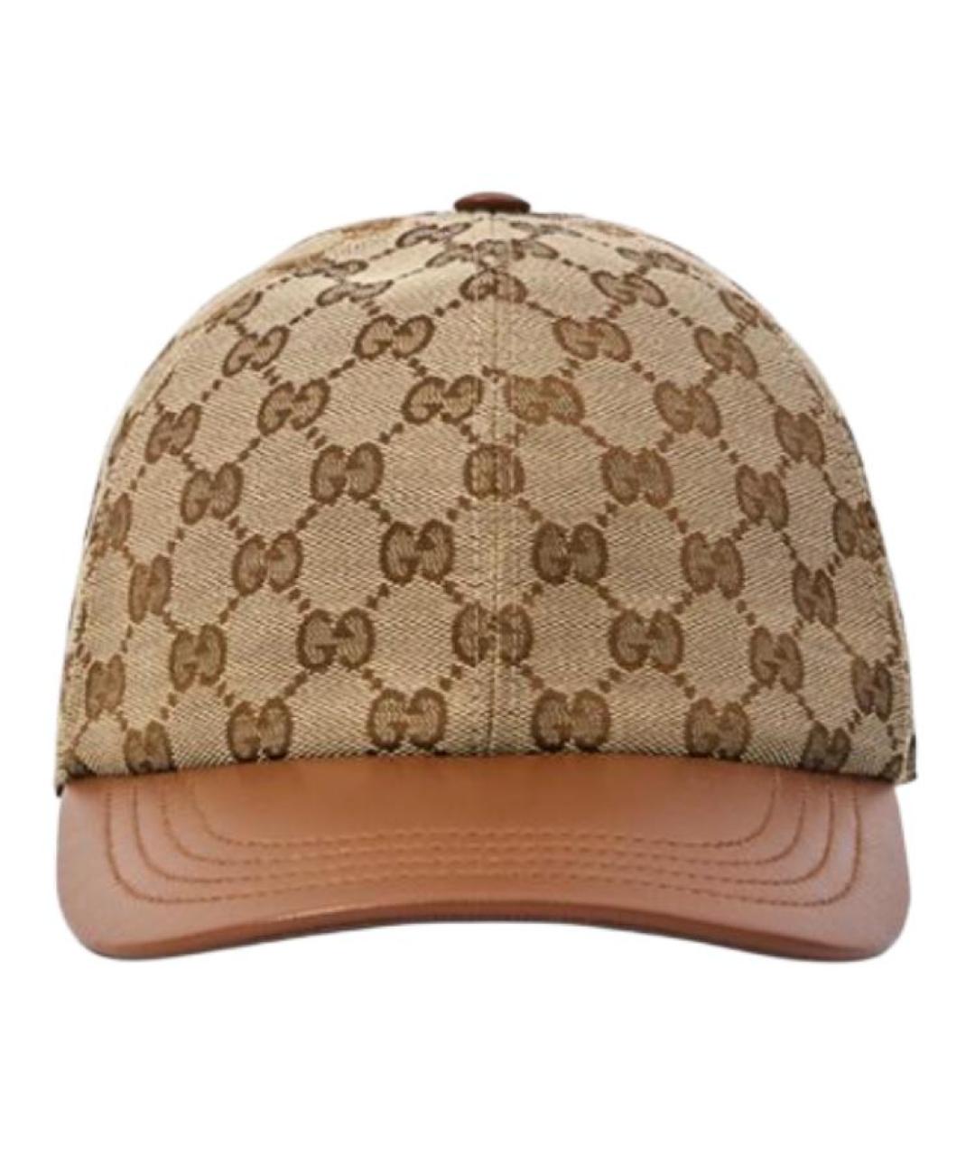 GUCCI Бежевая кепка, фото 2