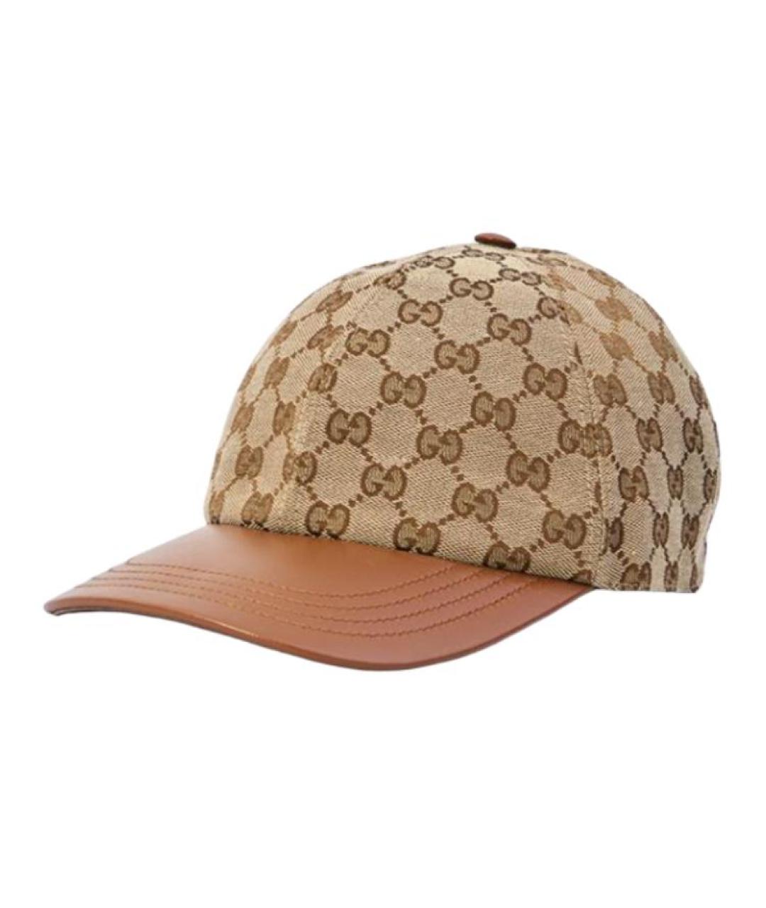 GUCCI Бежевая кепка, фото 1