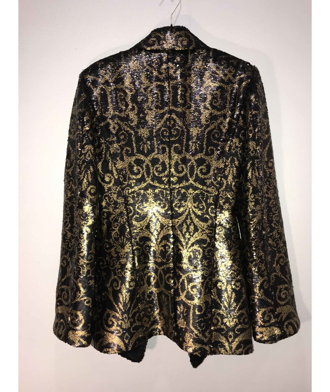ROBERTO CAVALLI Золотой шелковый жакет/пиджак, фото 2