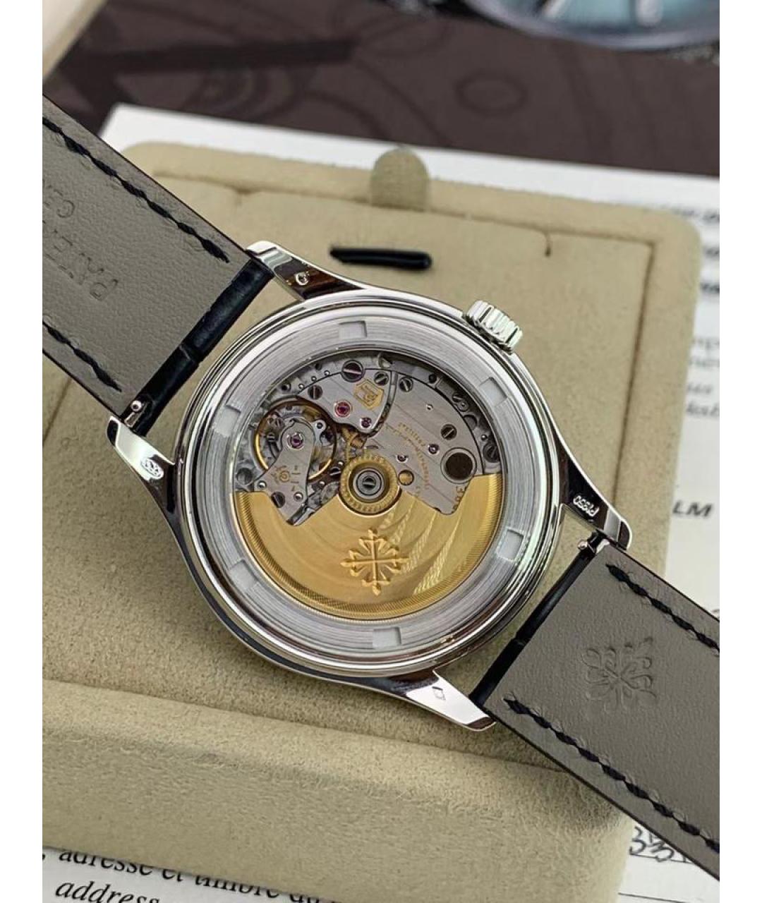 PATEK PHILIPPE Черные платиновые часы, фото 4
