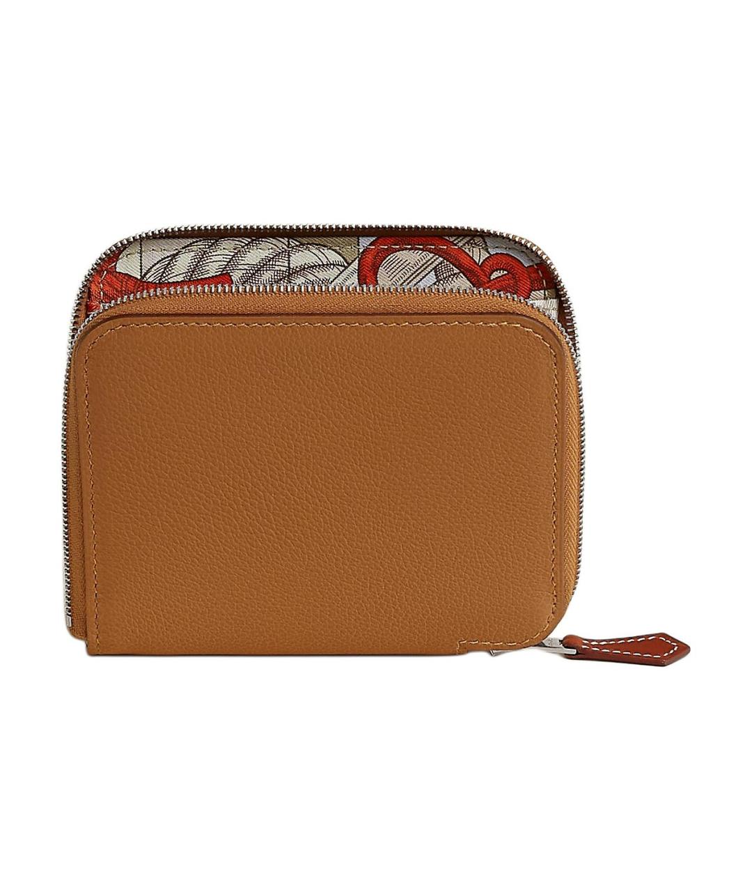 HERMES Коричневый кожаный кошелек, фото 1